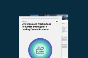 Live Emissions Tracking and Reduction Strategy for a Leading Cement Manufacturer